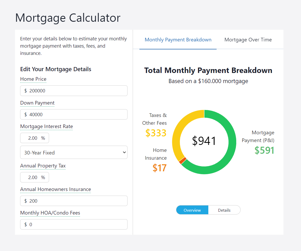 Mortgage Calculator